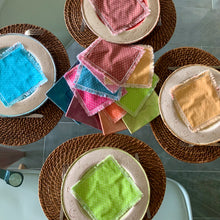 Charger l'image dans la galerie, Idée cadeau Sets de serviettes colorées en tissu