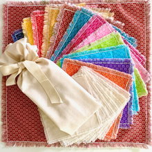 Charger l'image dans la galerie, Idée cadeau Sets de serviettes colorées en tissu