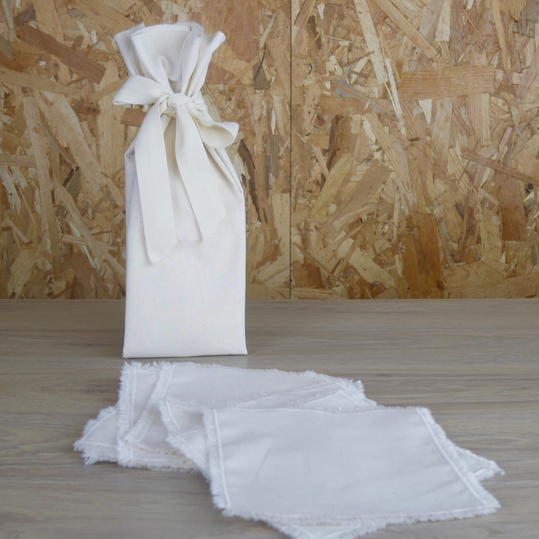 Idée cadeau Sets de serviettes cocktail en tissu
